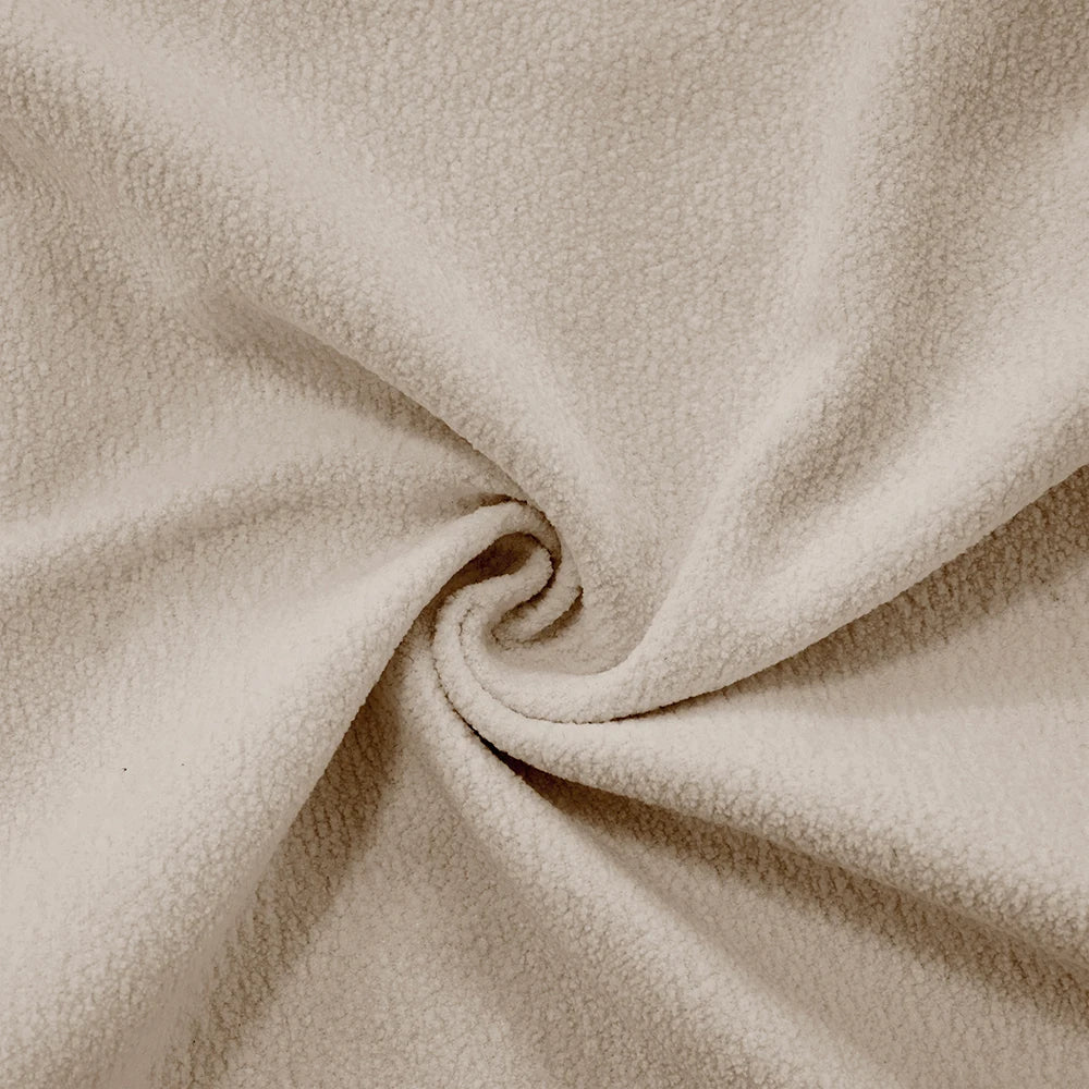 Canapé double en chenille avec pouf