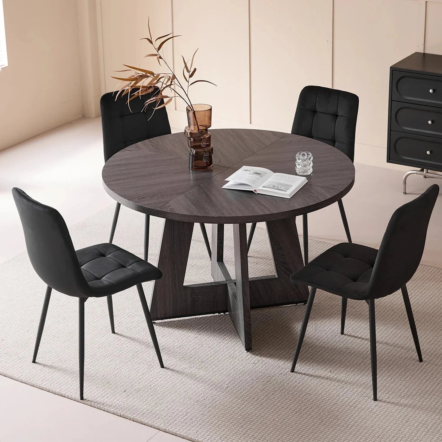 Table ronde en bois nordique ElleVitals