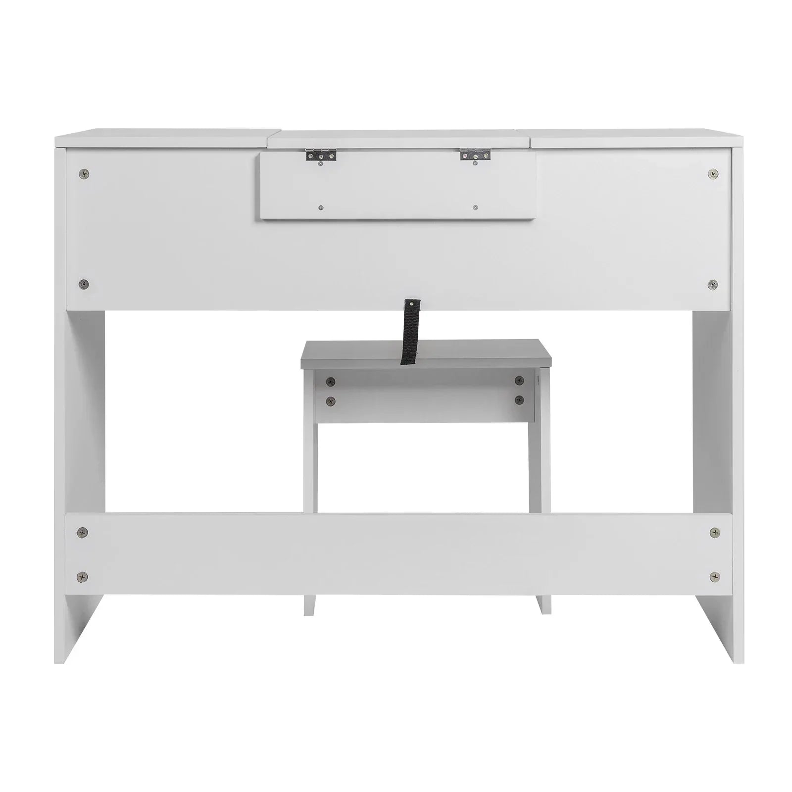 Coiffeuse Pristine avec miroir pliable ElleVitals