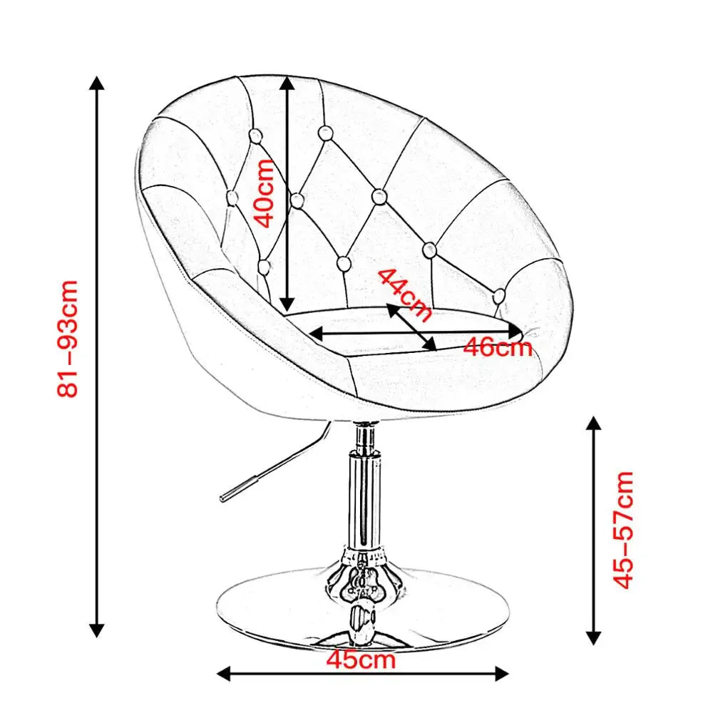 Chaise ergonomique en cuir synthétique ElleVitals