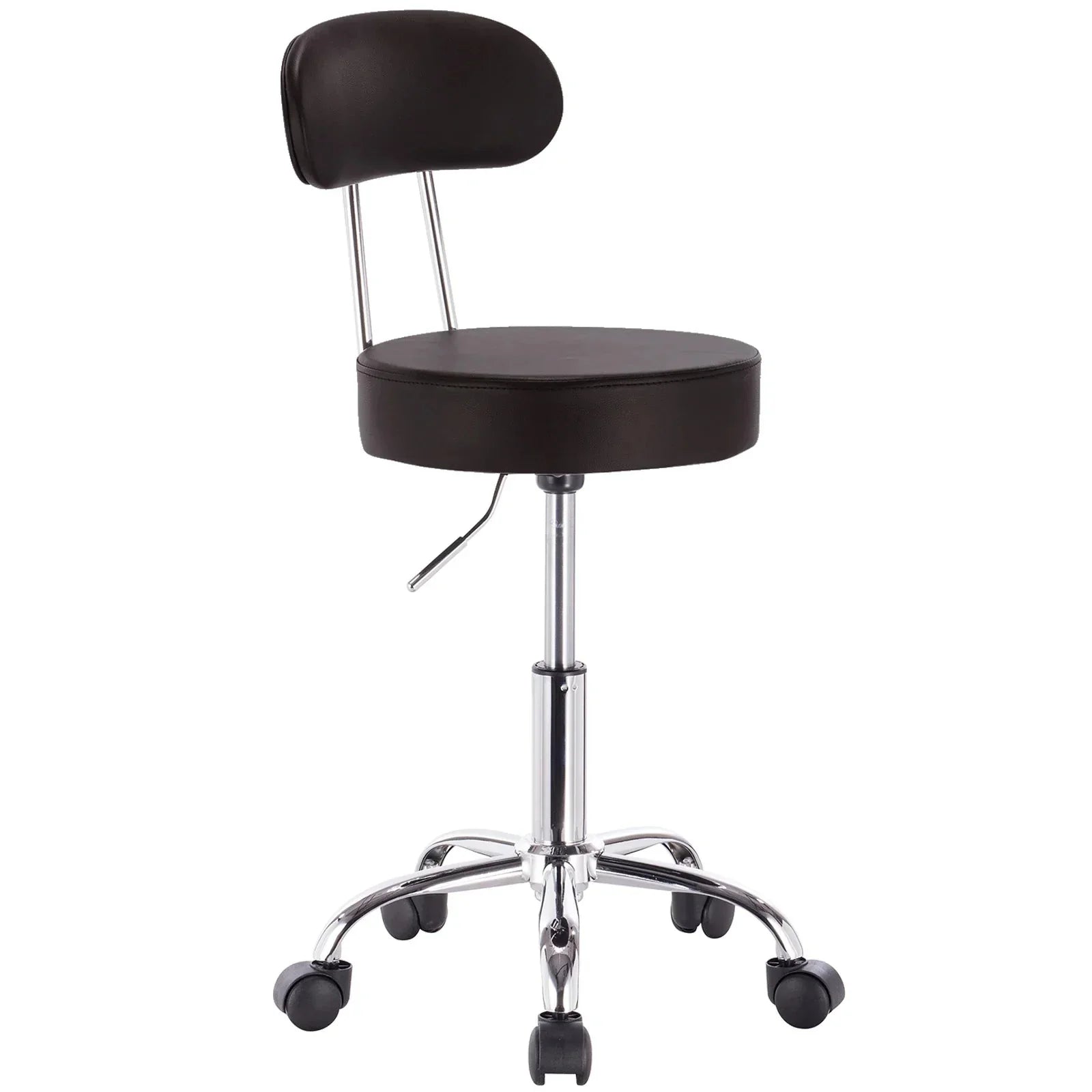 Tabouret Olésia en similicuir avec roulettes ElleVitals