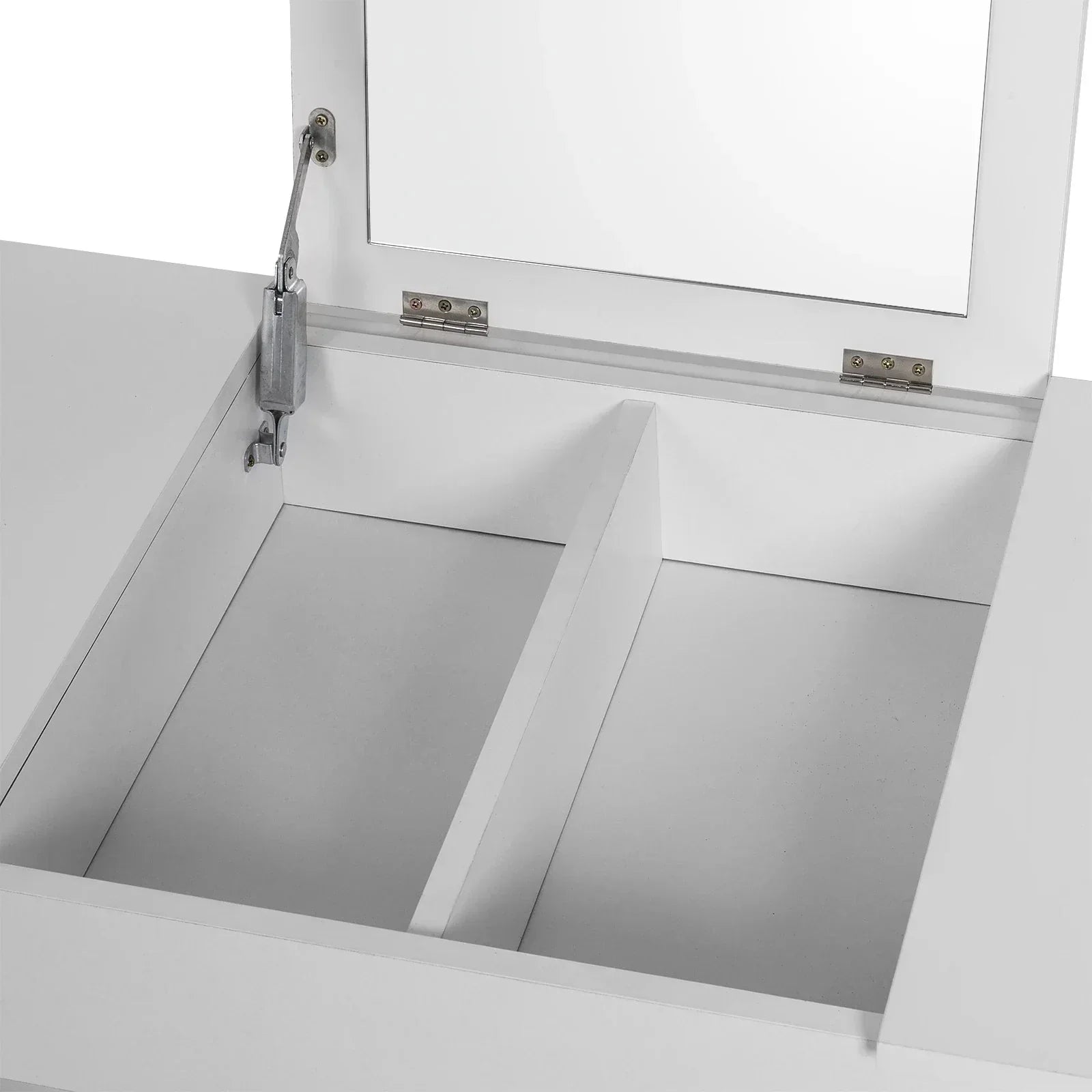 Coiffeuse Pristine avec miroir pliable ElleVitals