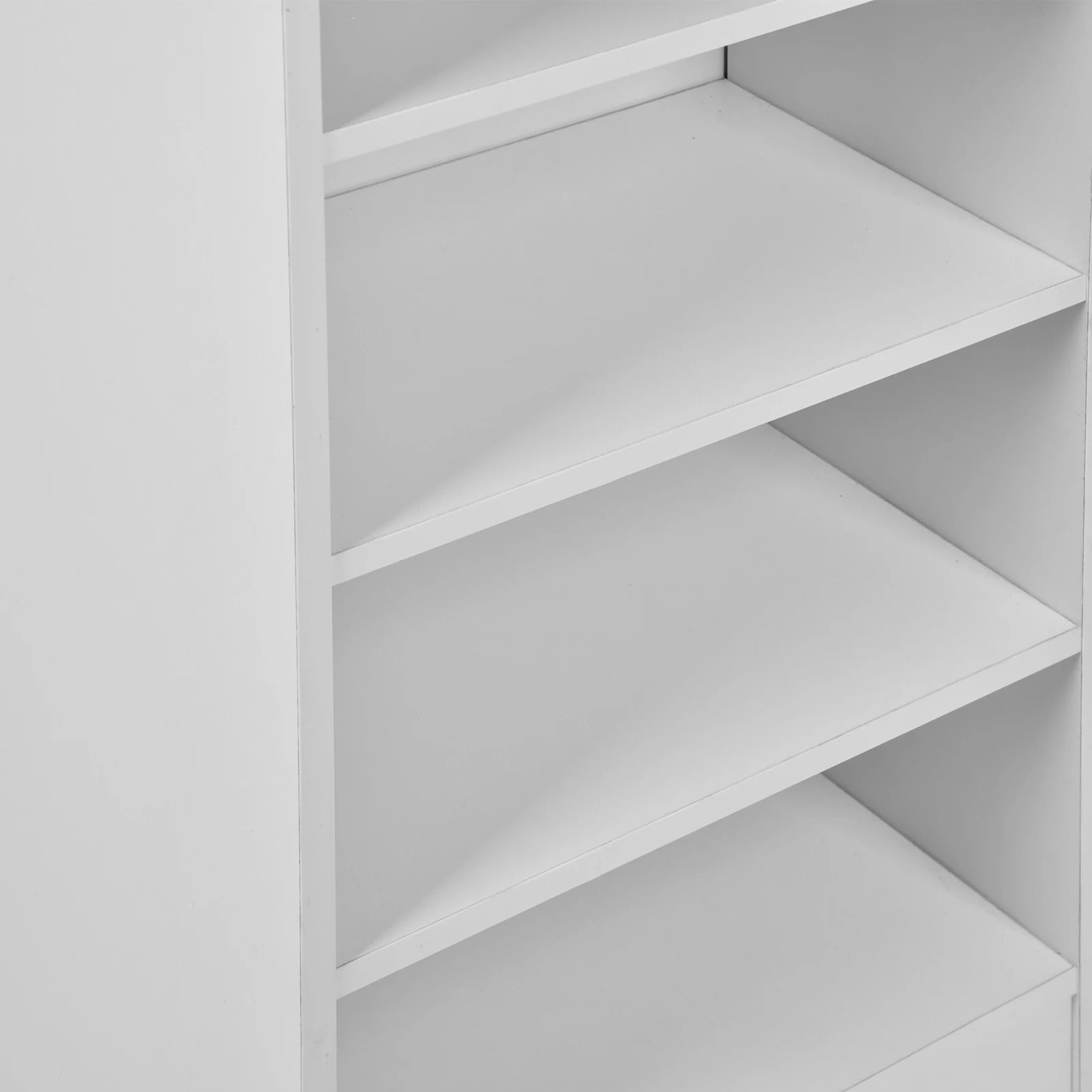 Table bar compacte avec étagères