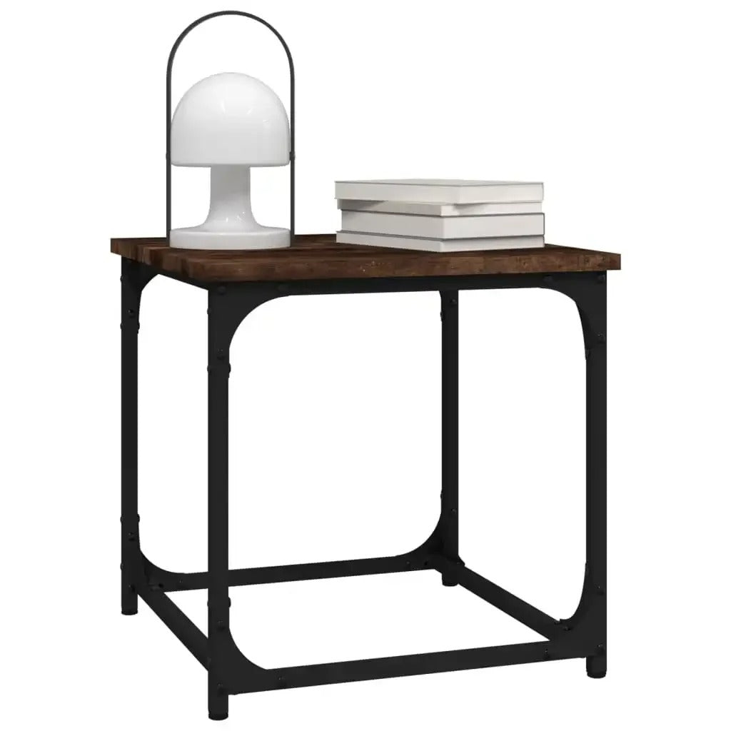 Table d’appoint carrée style industriel