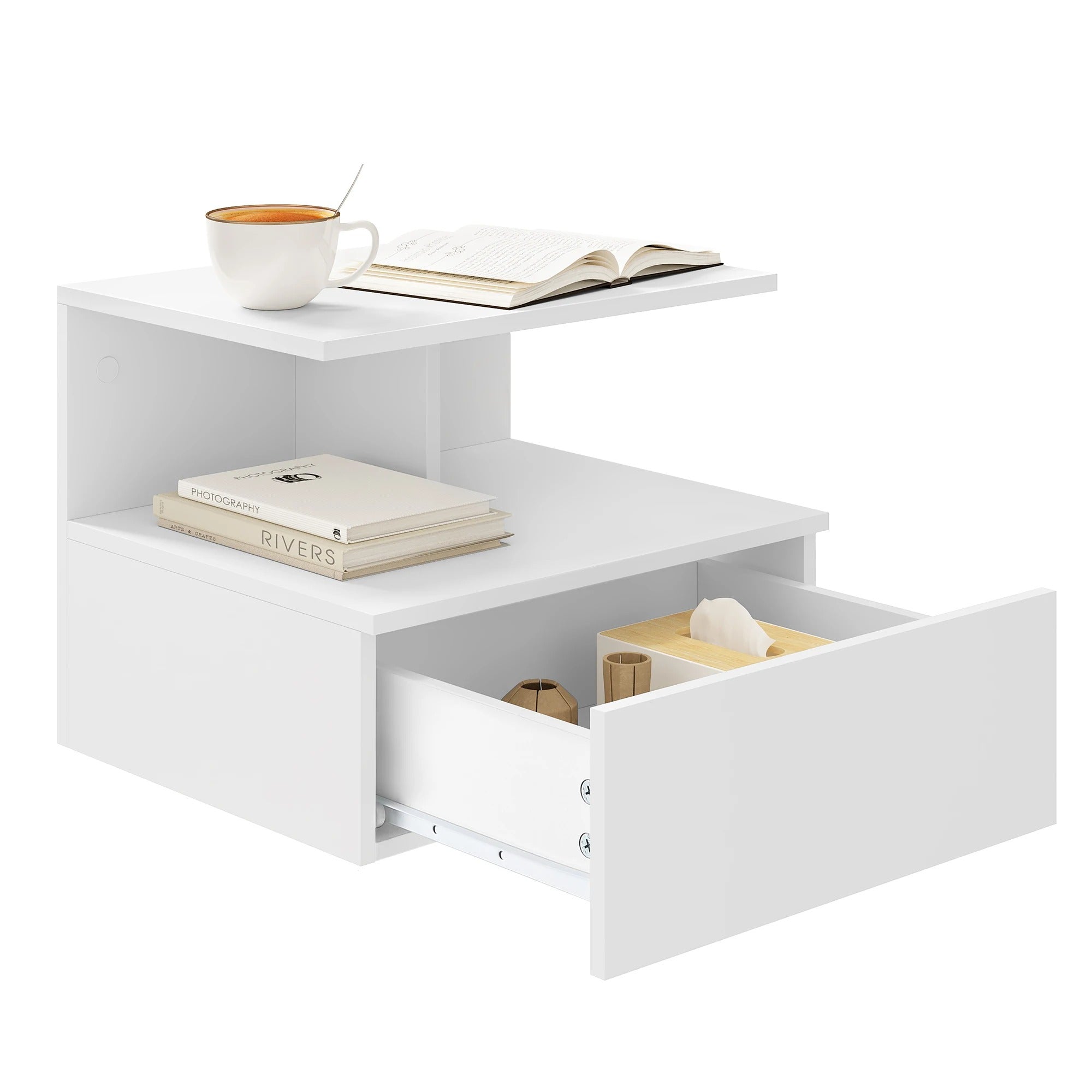 Table de chevet murale moderne