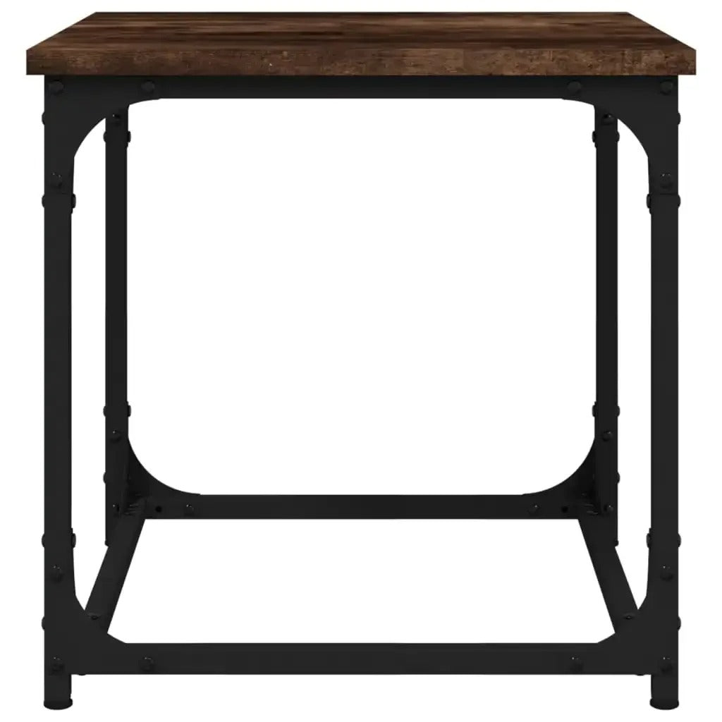 Table d’appoint carrée style industriel
