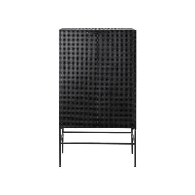 Cabinet Grid en acier noir