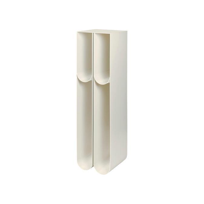 Piédestal Curved en acier beige