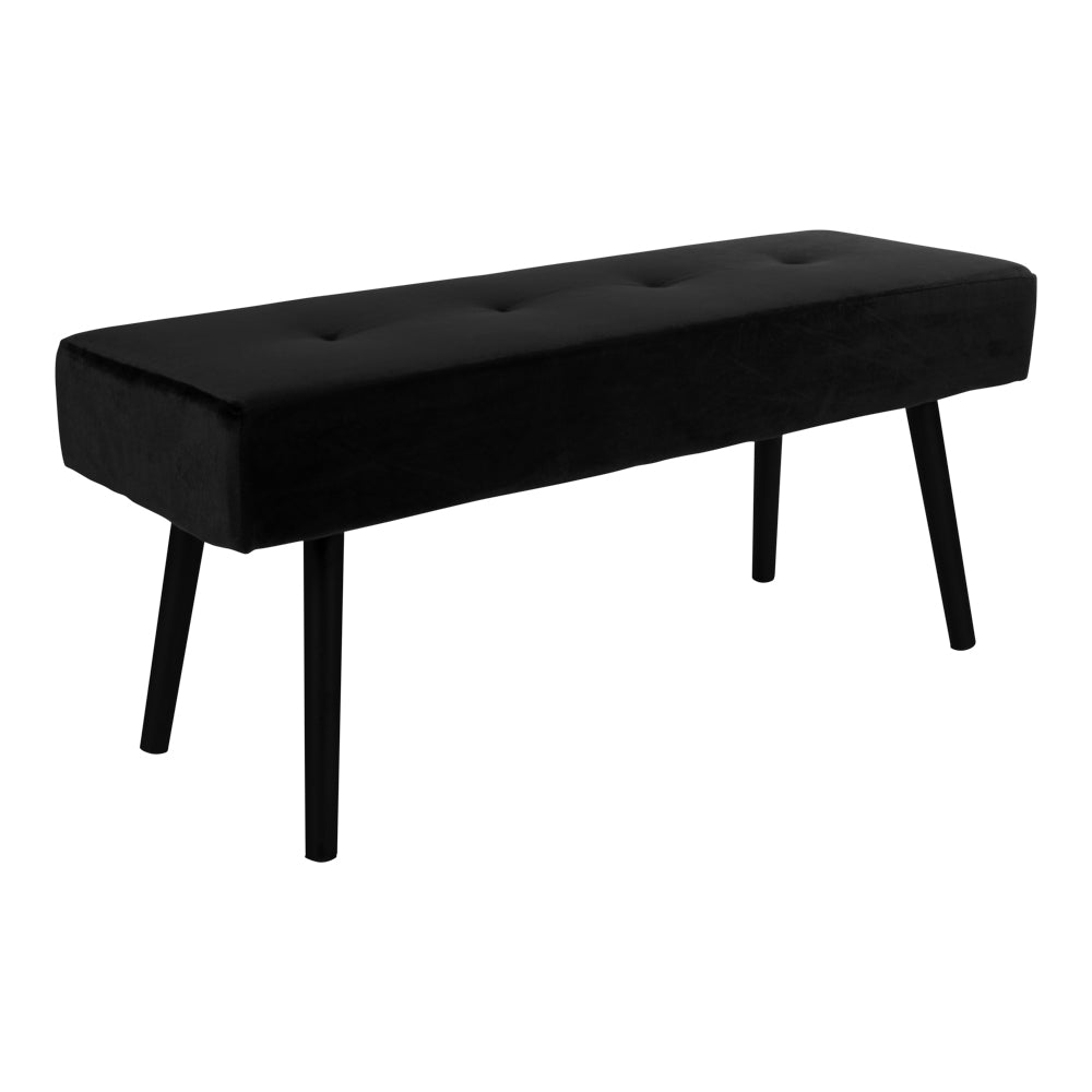 Banc Skiby velours noir