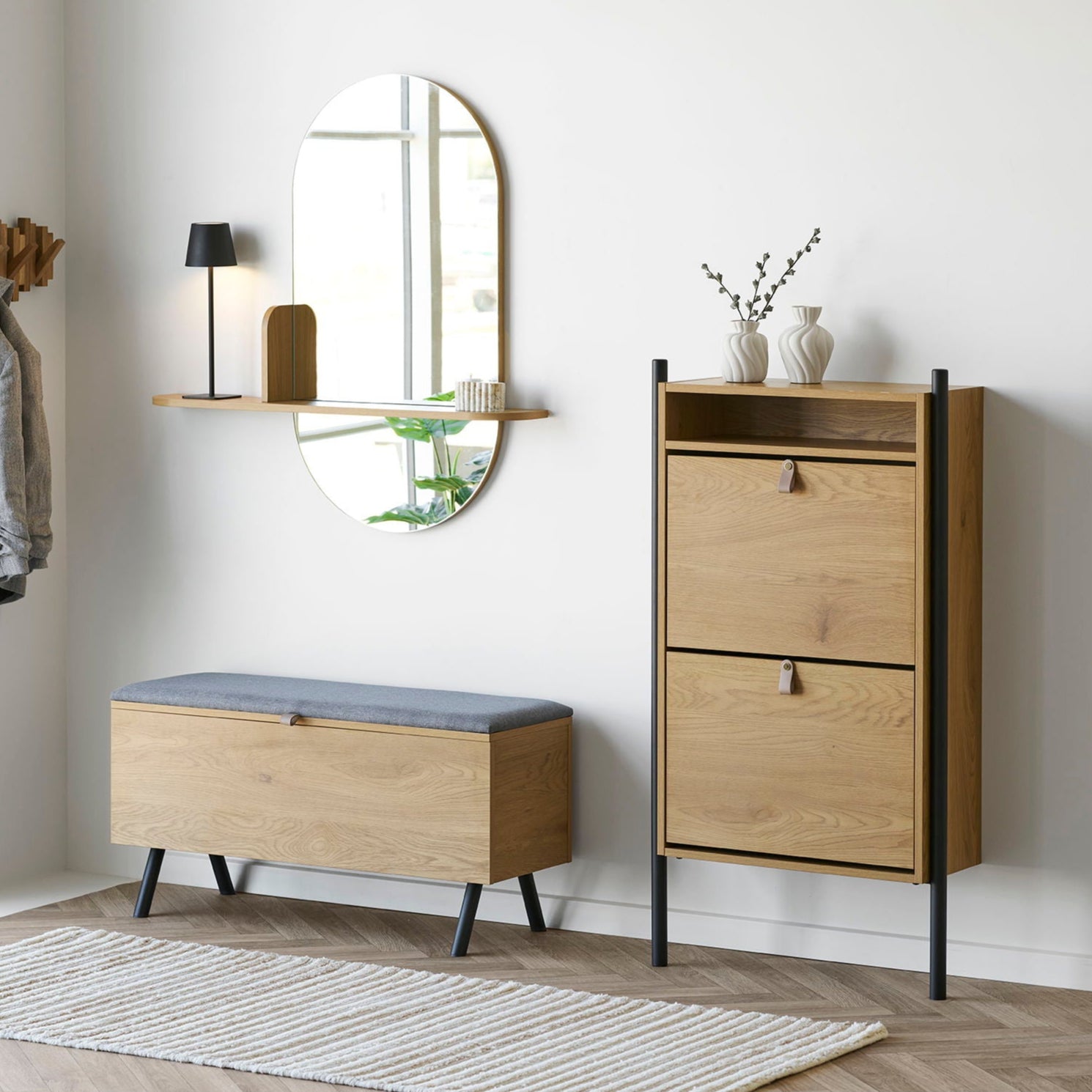 Barco Bench with storage