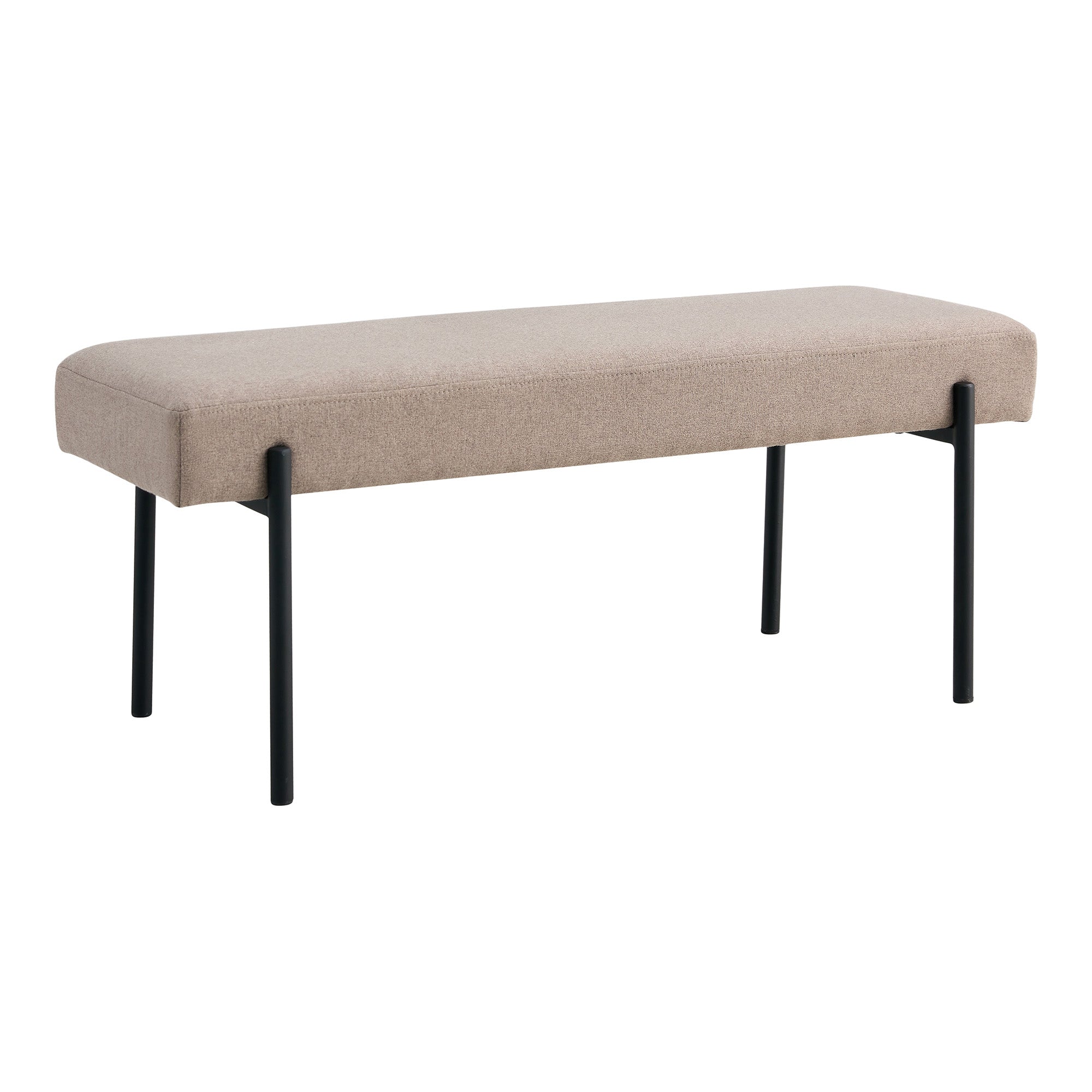 Banc Swindon bouclé stone