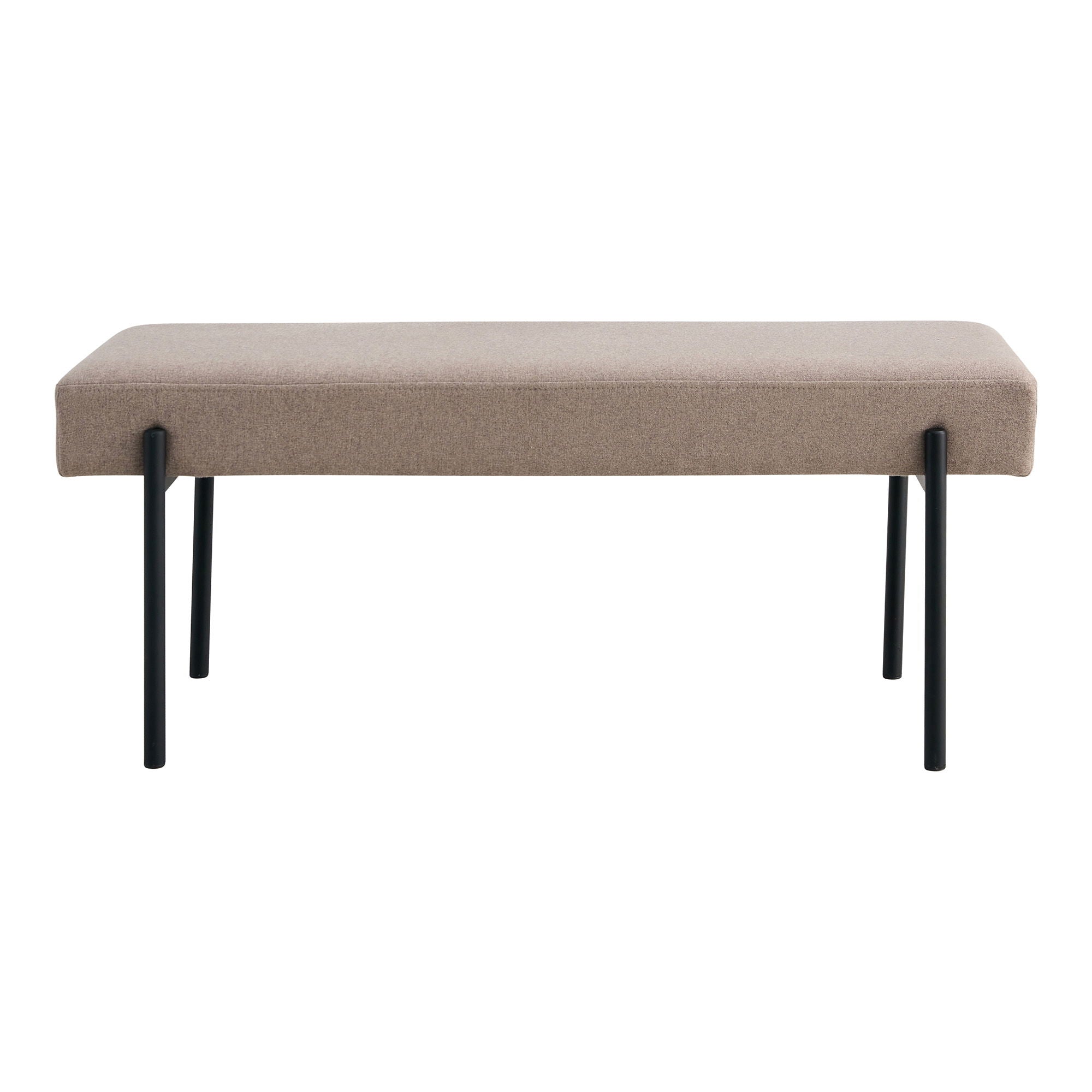 Banc Swindon bouclé stone