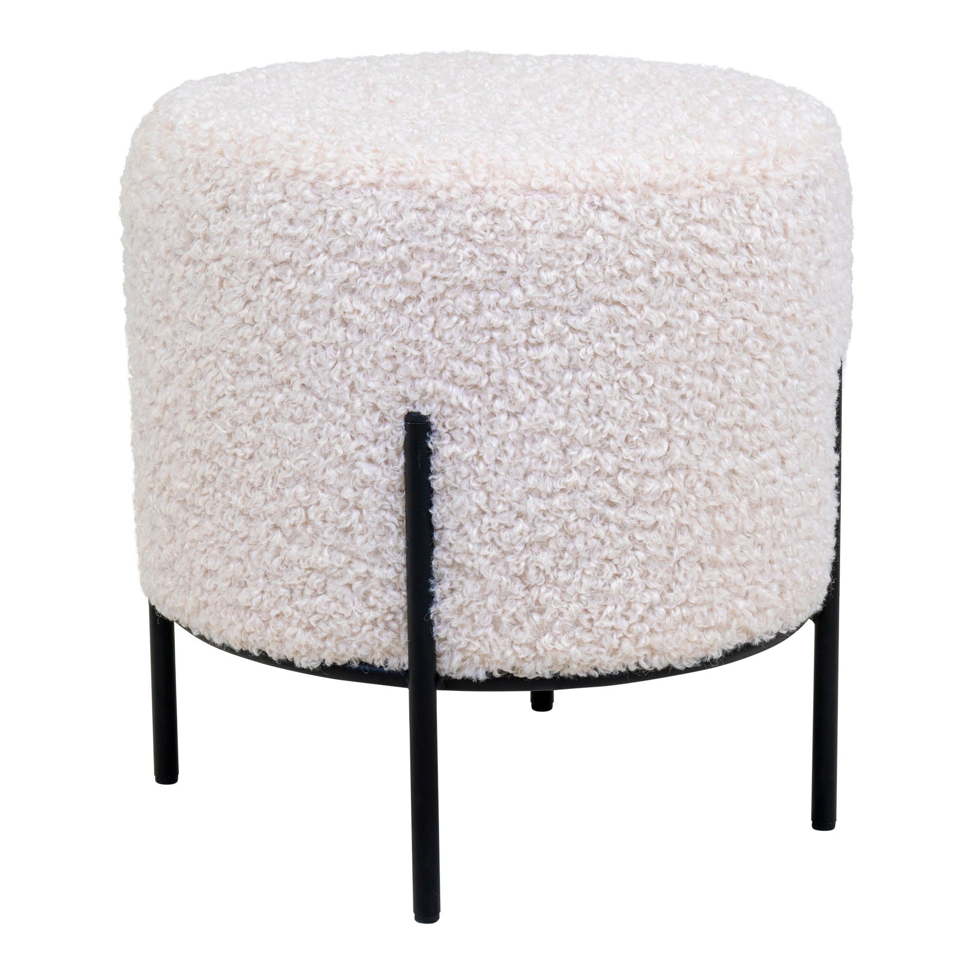Pouf Alford Blanc