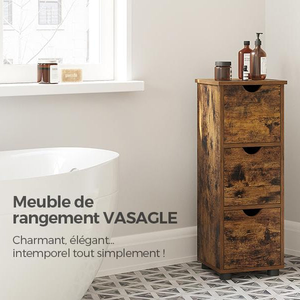Colonne de rangement avec tiroirs et étagères ElleVitals