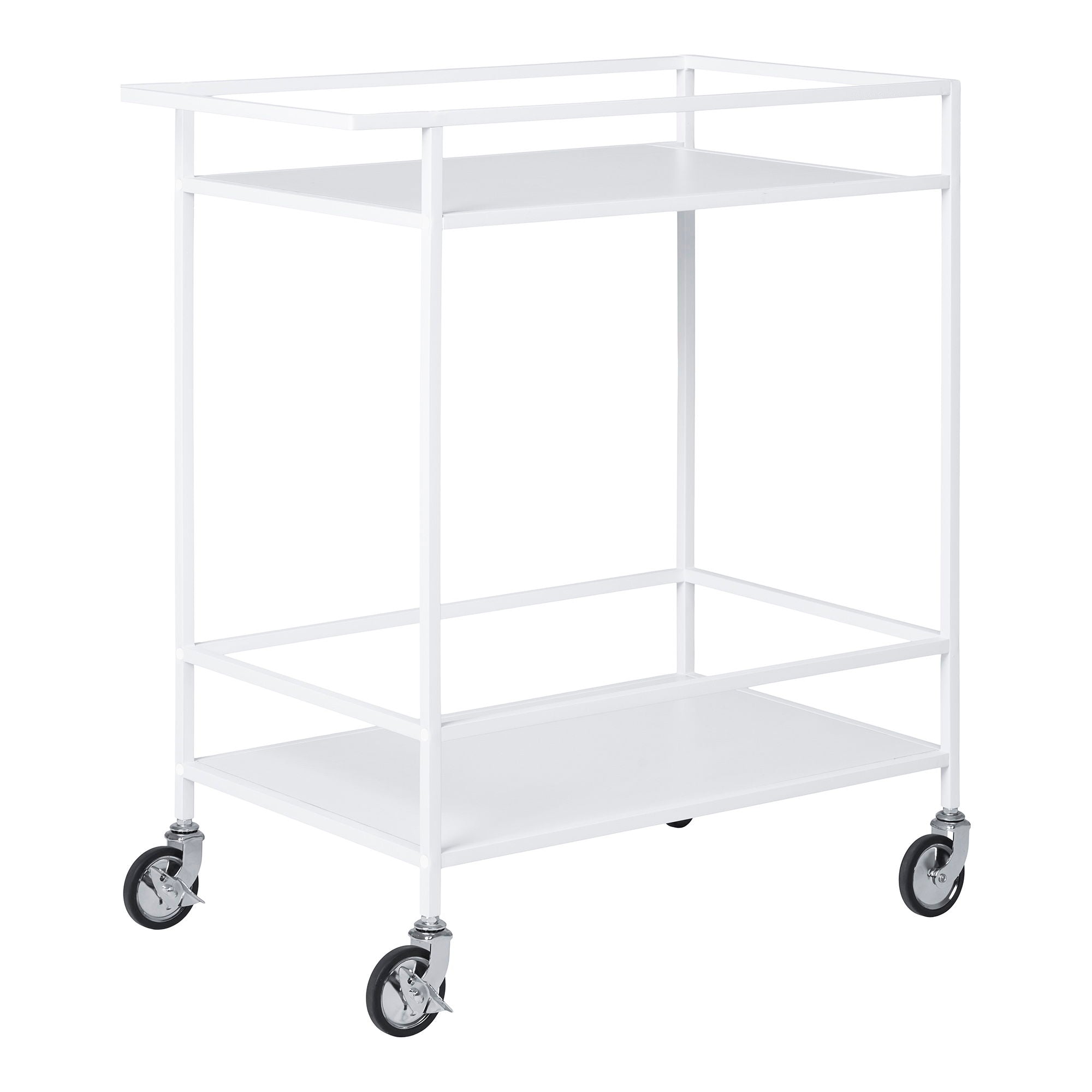 Chariot de bar Vita blanc