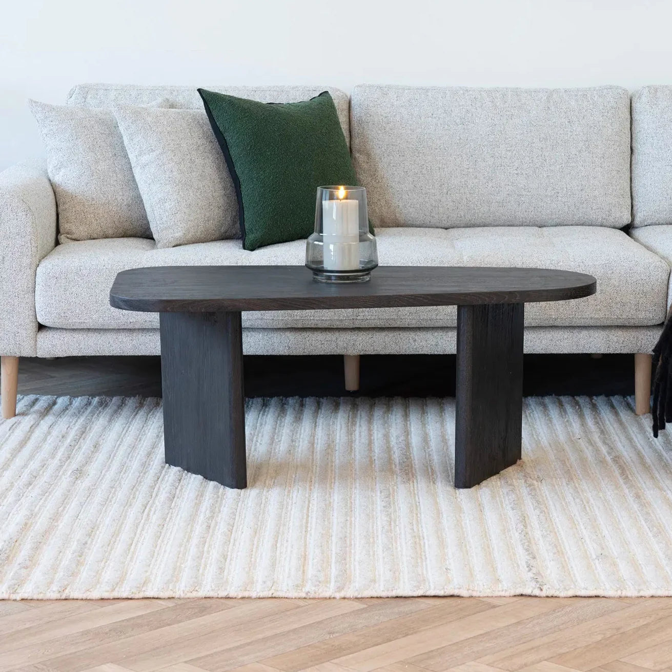 Table basse Melo bois foncé