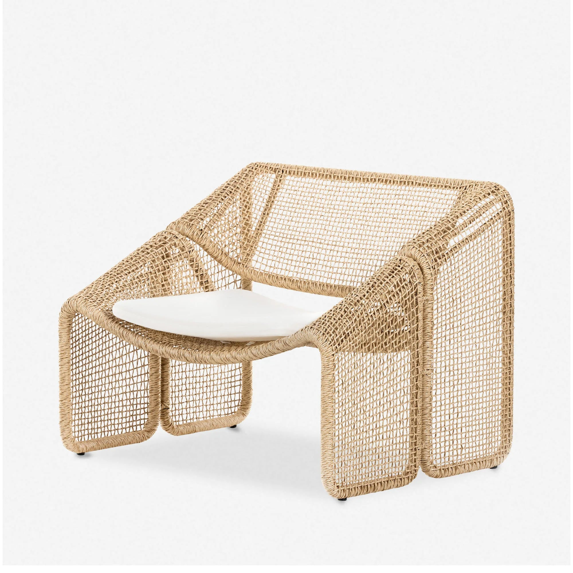 Fauteuil en rotin naturel ambiance Bali