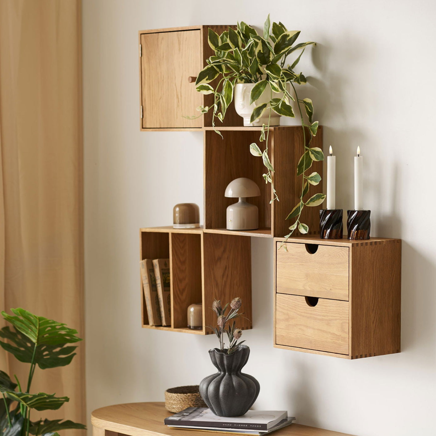 Townsville Wall Shelf with door