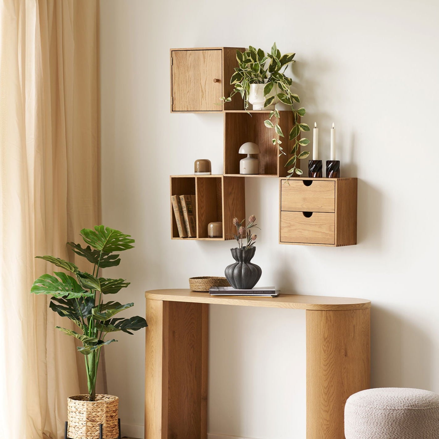 Townsville Wall Shelf with door