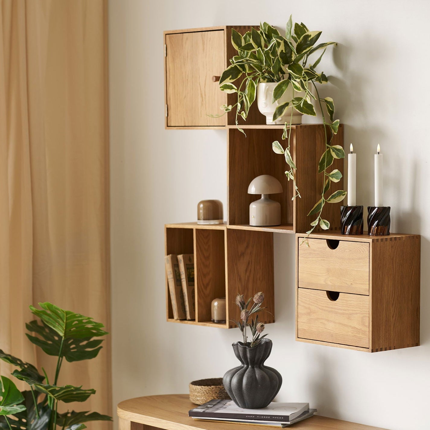 Townsville Wall Shelves, set of 4
