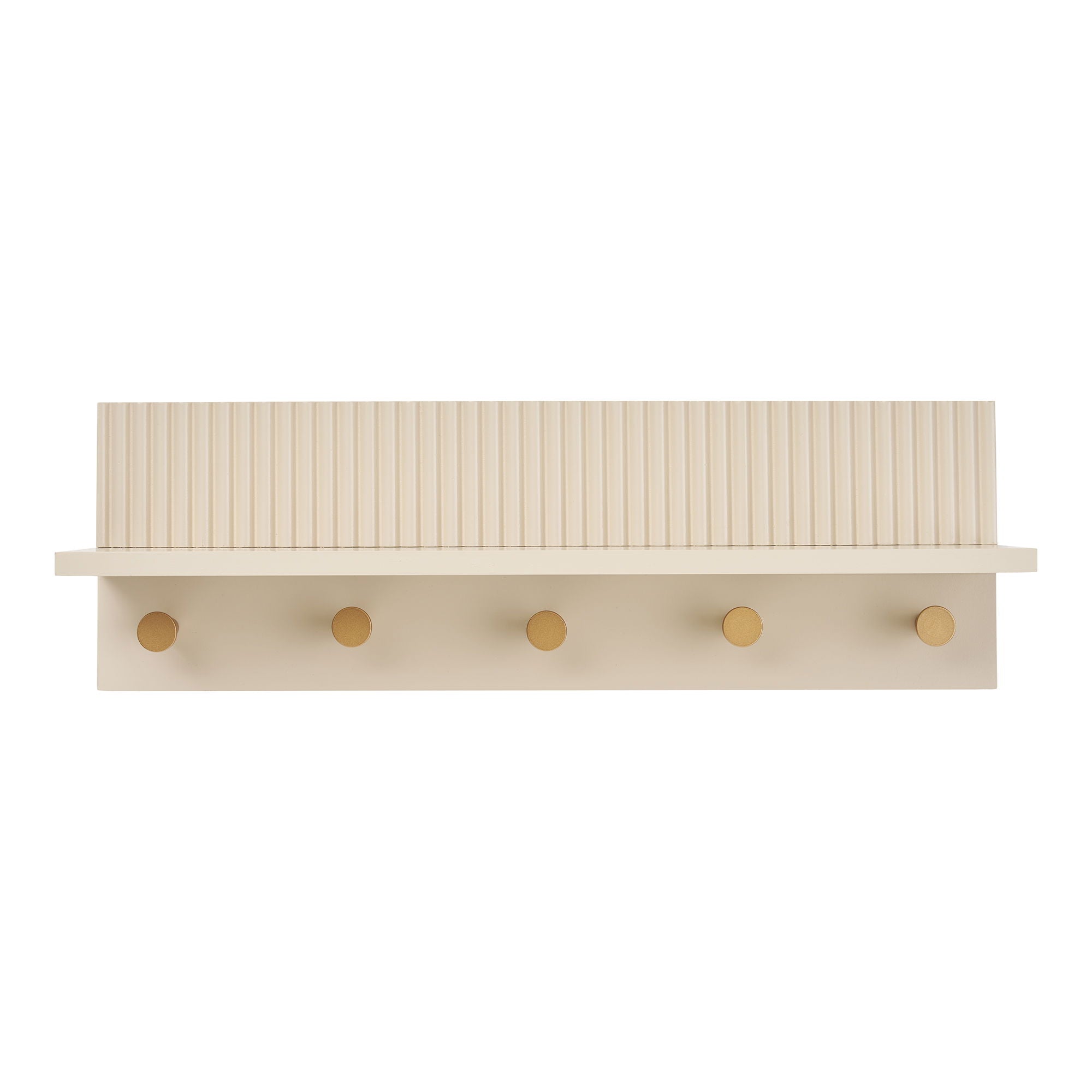 Rocca Wall Shelf with hooks