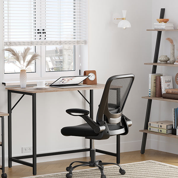Bureau industriel compact bois et métal ElleVitals