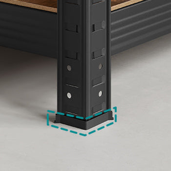 Étagère industrielle métal 5 niveaux 750 kg ElleVitals