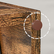 Meuble à chaussures avec rangements ouverts ElleVitals