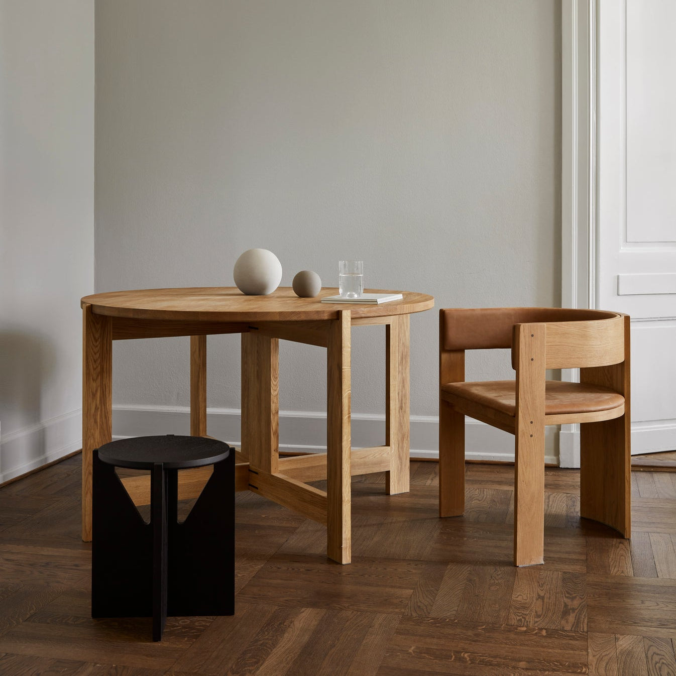Table de salle à manger Collector en chêne
