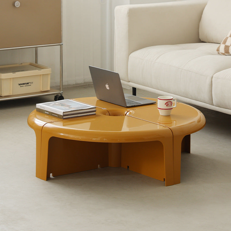 Runder Couchtisch im modernen modularen Design