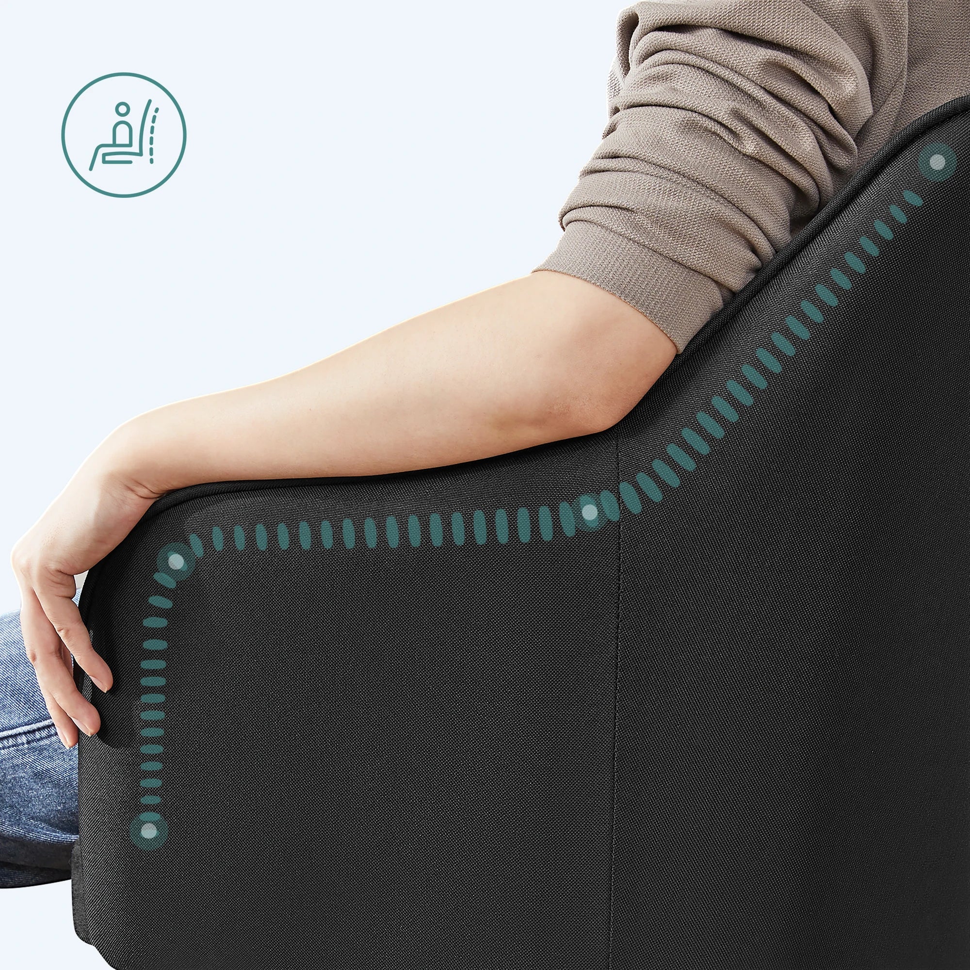 Fauteuil de bureau ergonomique avec roulettes