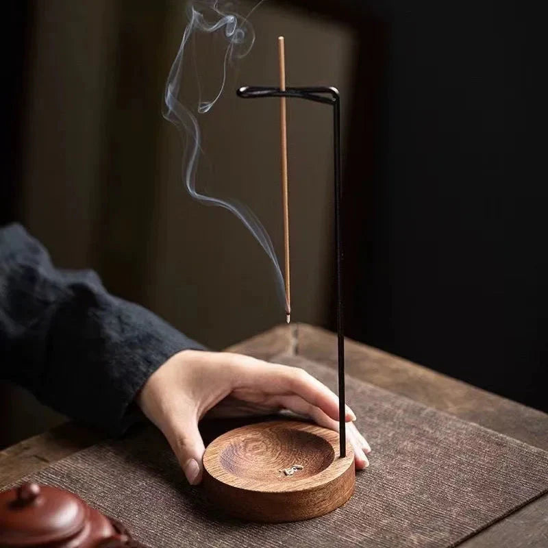 Porte-encens en bois effet inversé ElleVitals