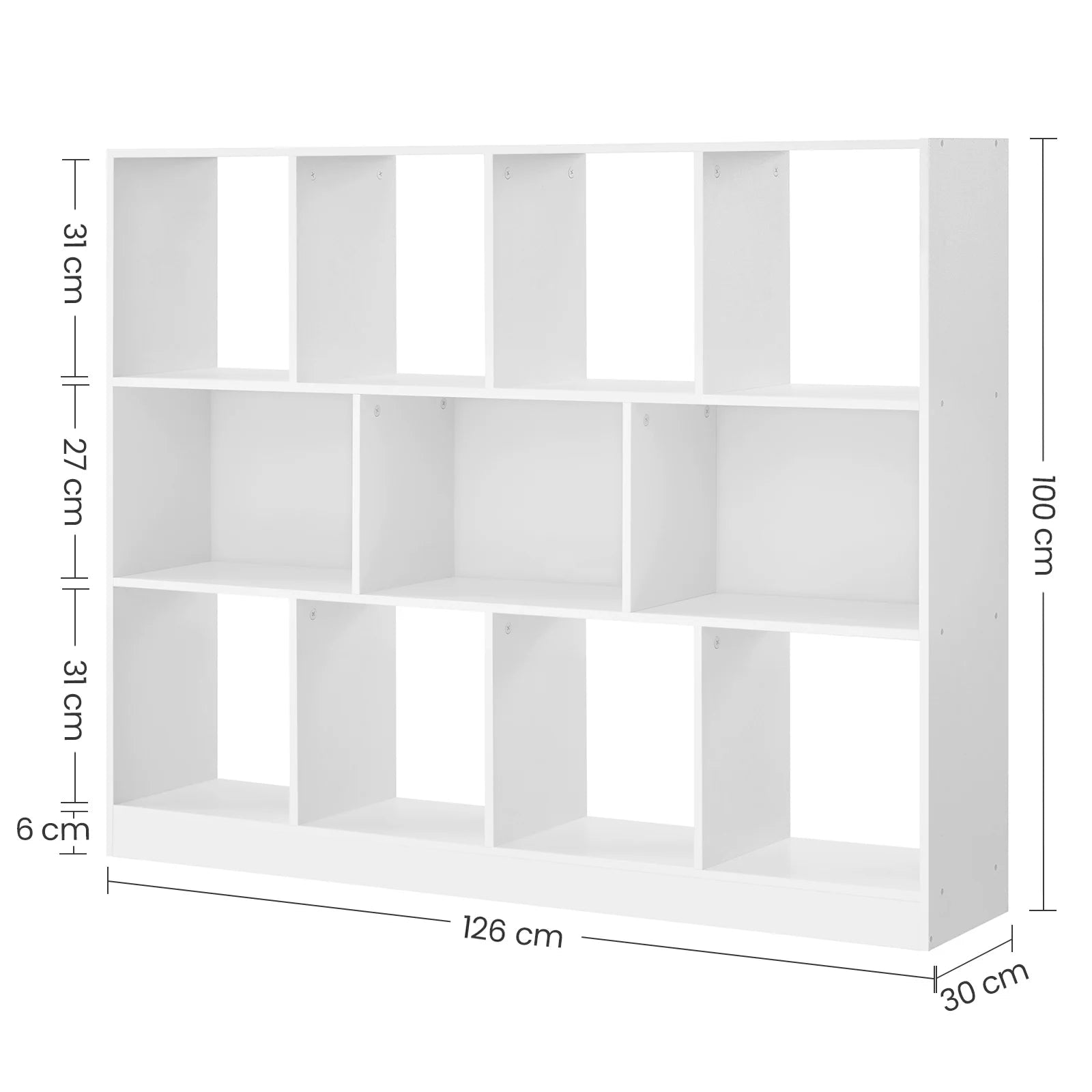 Bibliothèque moderne avec casiers ouverts