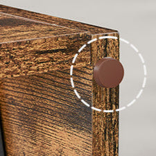Meuble à chaussures avec abattants et étagère ElleVitals