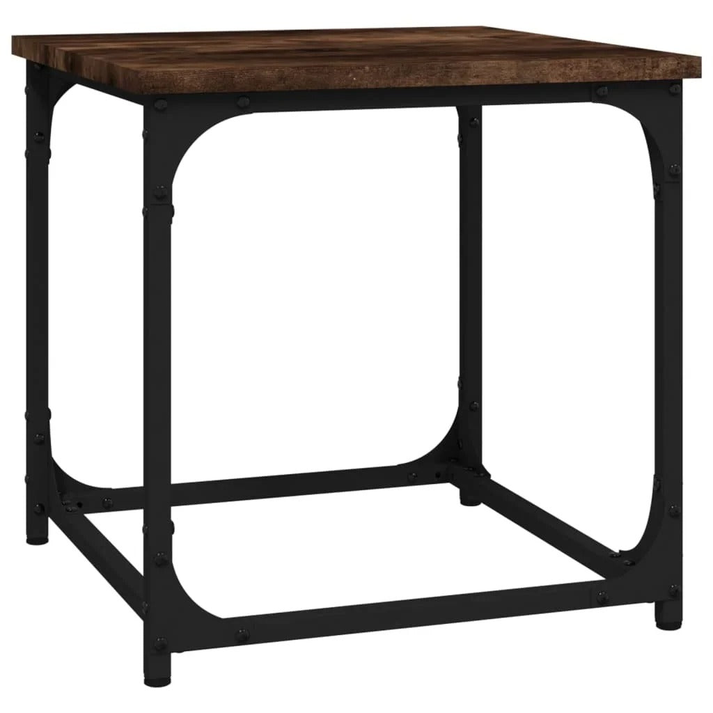 Table d’appoint carrée style industriel