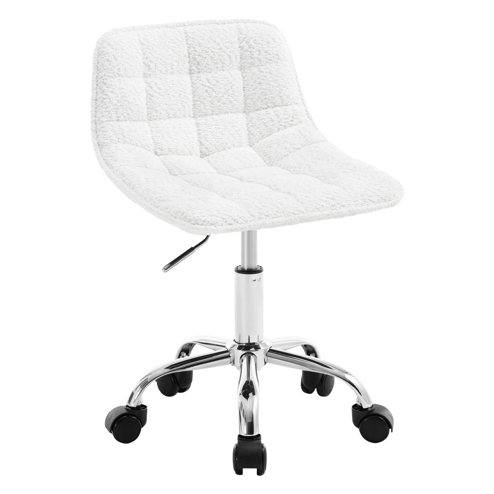Chaise de bureau en velours pivotante