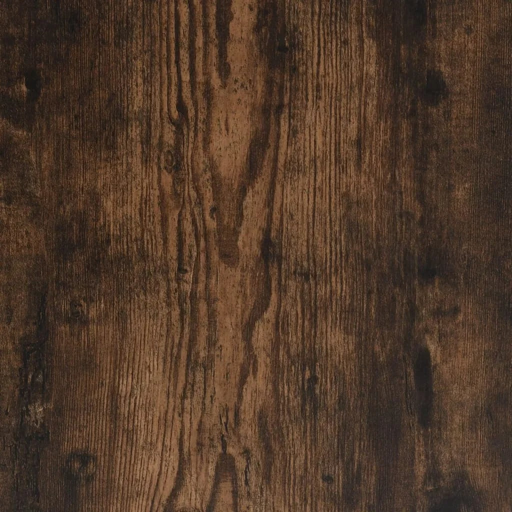 Moderner Eckschreibtisch aus geräuchertem Holz