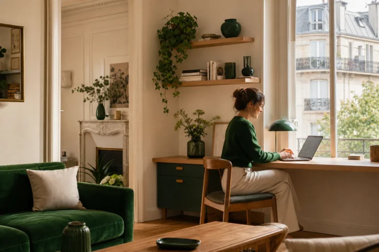 Comment aménager un coin bureau dans le salon sans tout bouleverser