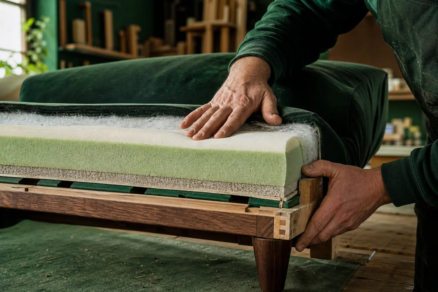Confort et qualité de l'assise du canapé Comment choisir son canapé grâce à la densité de mousse et la structure