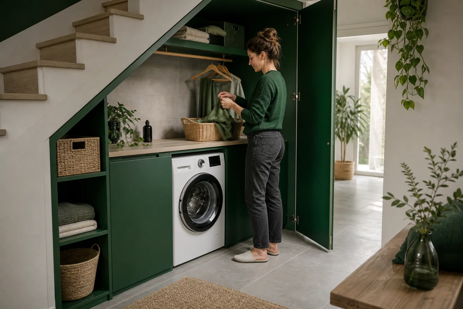 où placer son aménagement buanderie dans une maison