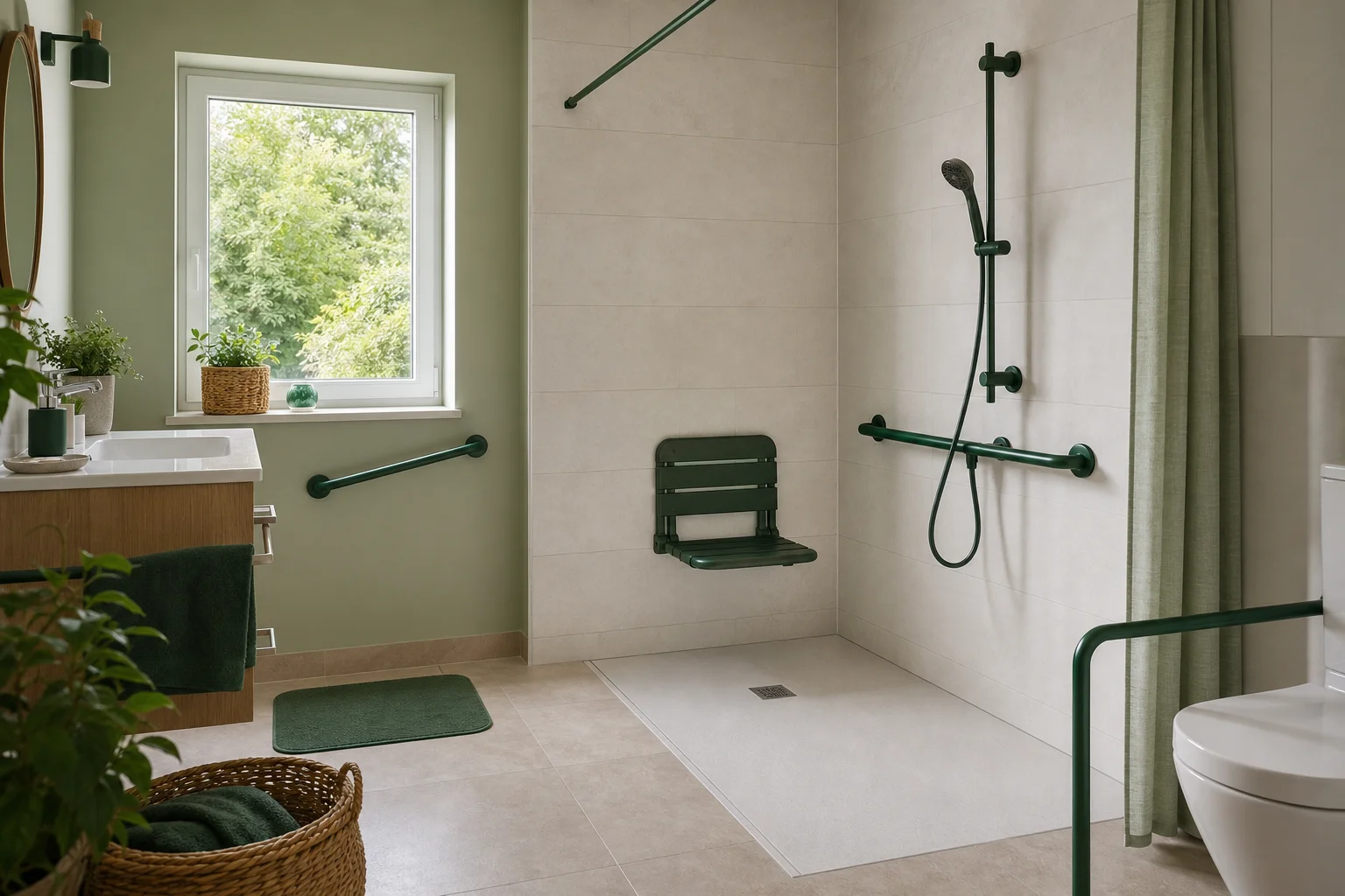 hauteur réglementaire d'un pommeau de douche PMR