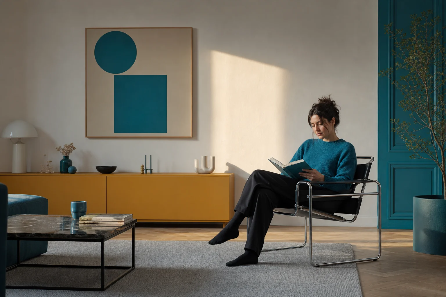 Intégration du bauhaus design dans une décoration intérieure actuelle