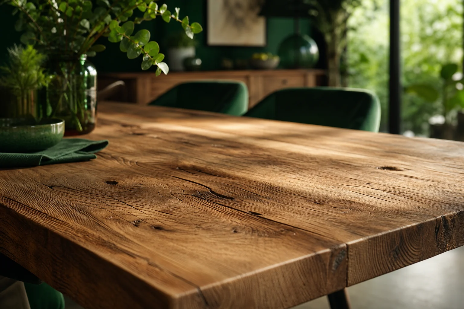 table bois massif pour choisir sa table de salle à manger durable