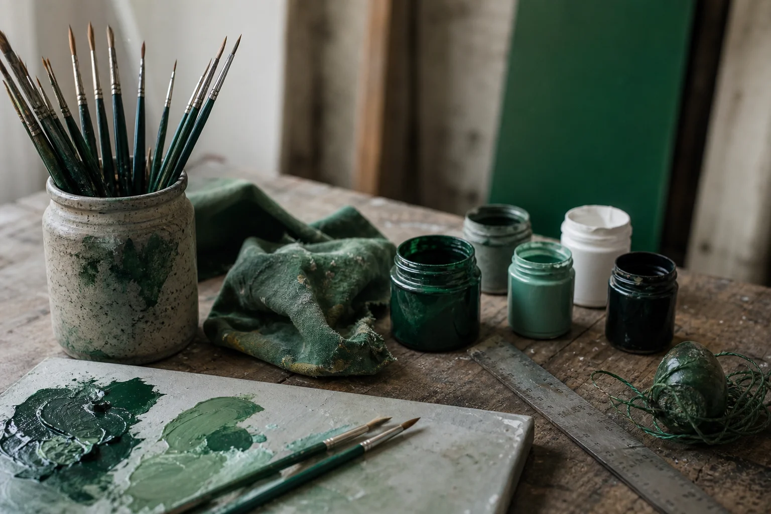 matériel nécessaire pour réaliser un trompe l'oeil