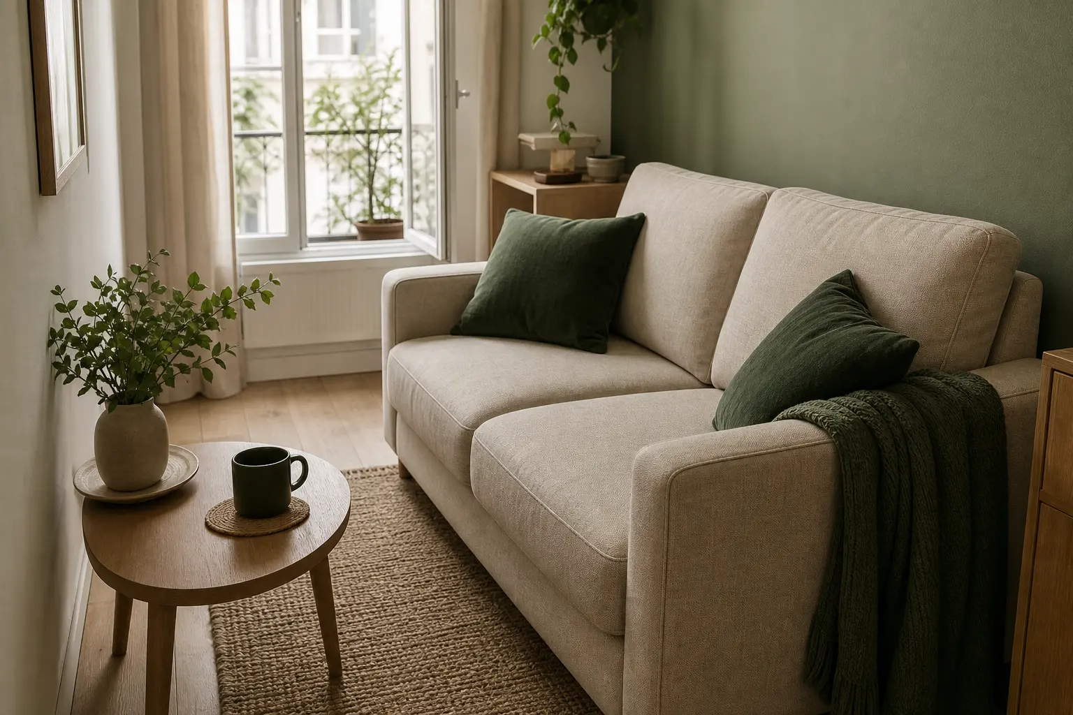 Meubles adaptés pour aménager un petit salon efficacement
