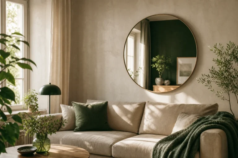 Comment placer un miroir dans un salon pour sublimer la pièce