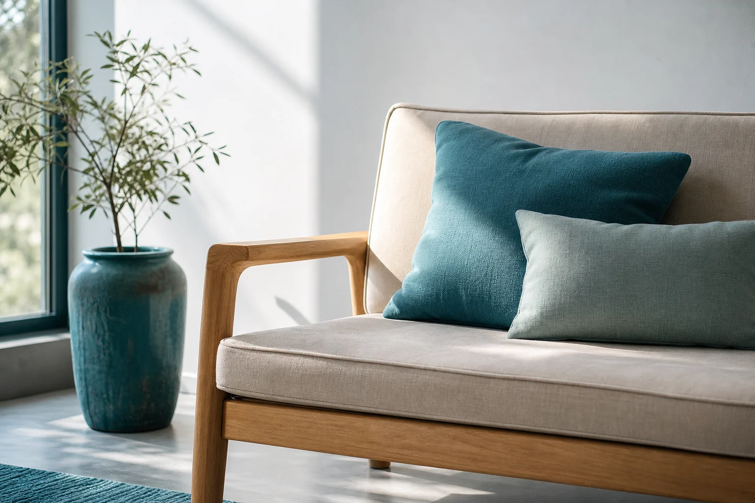 Mobilier design aux lignes minimalistes pour décoration contemporaine