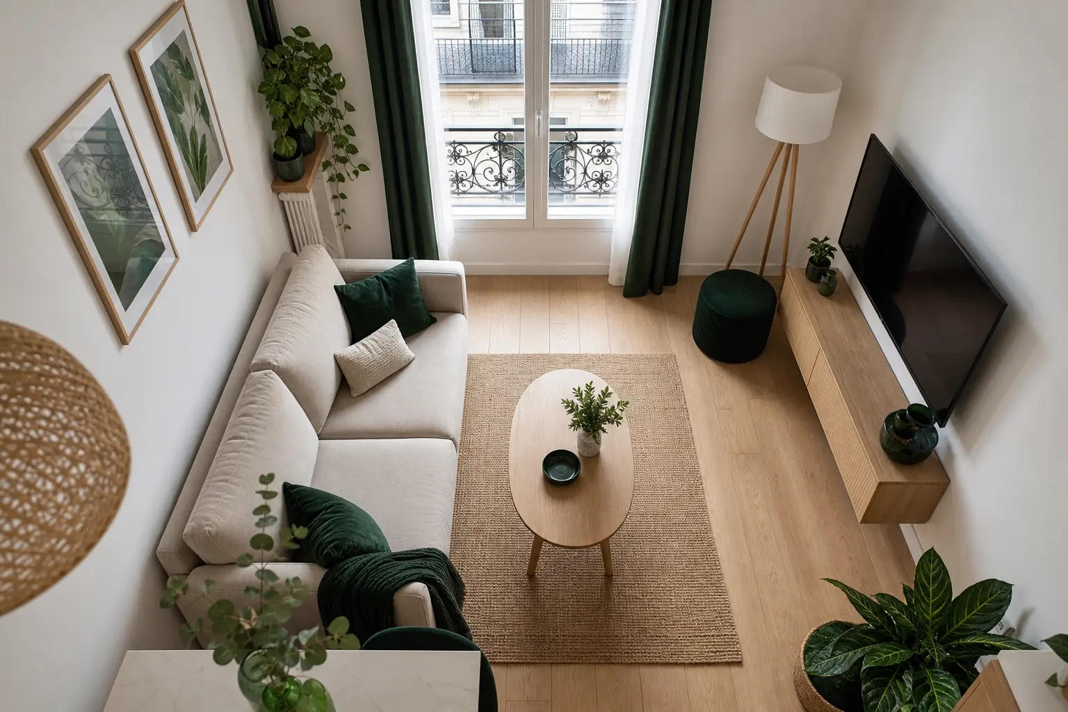 Disposer ses meubles dans un petit salon sans l'encombrer