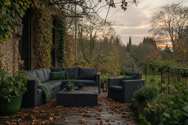 Comment protéger son salon de jardin l’hiver : guide complet